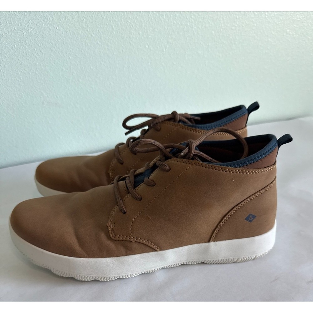 Sperry Kids Unisex Coastal Break Chukka Ankle Boot Tan Size 6M - Picture 2 of 8